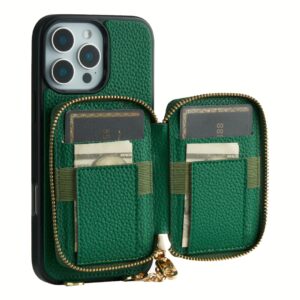 Custype รุ่น Original Design Case - Bundle Set - เคส iPhone 16 Pro Max - สี Green (พร้อมกระเป๋าติดหลังมือถือและสาย)