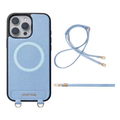 Custype รุ่น Original Design Case - Bundle Set - เคส iPhone 16 Pro Max - สี Blue/Strap