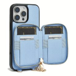 Custype รุ่น Original Design Case - Bundle Set - เคส iPhone 16 Pro Max - สี Blue (พร้อมกระเป๋าติดหลังมือถือและสาย)