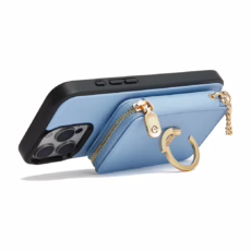 Custype รุ่น Original Design Case - Bundle Set - เคส iPhone 16 Pro Max - สี Blue (พร้อมกระเป๋าติดหลังมือถือและสาย) - Image 5