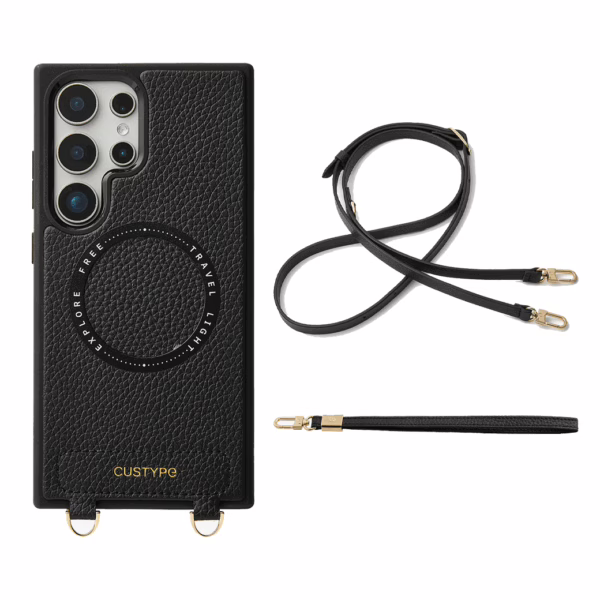 Custype รุ่น Original Design Case - Bundle Set - เคส Galaxy S25 Ultra - สี Black/Strap