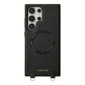 Custype รุ่น Original Design Case - Bundle Set - เคส Galaxy S25 Ultra - สี Black (พร้อมกระเป๋าติดหลังมือถือและสาย)