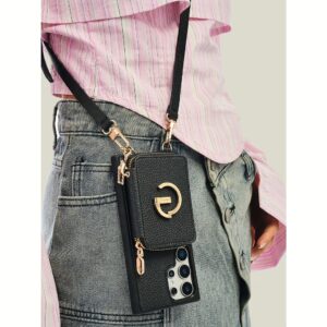 Custype รุ่น Original Design Case - Bundle Set - เคส Galaxy S25 Ultra - สี Black (พร้อมกระเป๋าติดหลังมือถือและสาย)