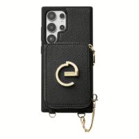Custype รุ่น Original Design Case - Bundle Set - เคส Galaxy S25 Ultra - สี Black (พร้อมกระเป๋าติดหลังมือถือและสาย)