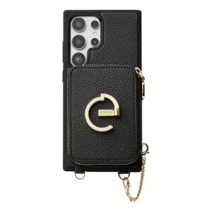 Custype รุ่น Original Design Case - Bundle Set - เคส Galaxy S25 Ultra - สี Black (พร้อมกระเป๋าติดหลังมือถือและสาย)