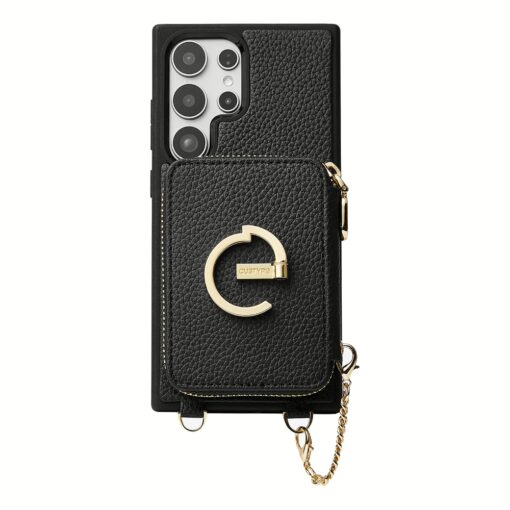Custype รุ่น Original Design Case - Bundle Set - เคส Galaxy S25 Ultra - สี Black (พร้อมกระเป๋าติดหลังมือถือและสาย) - Image 5