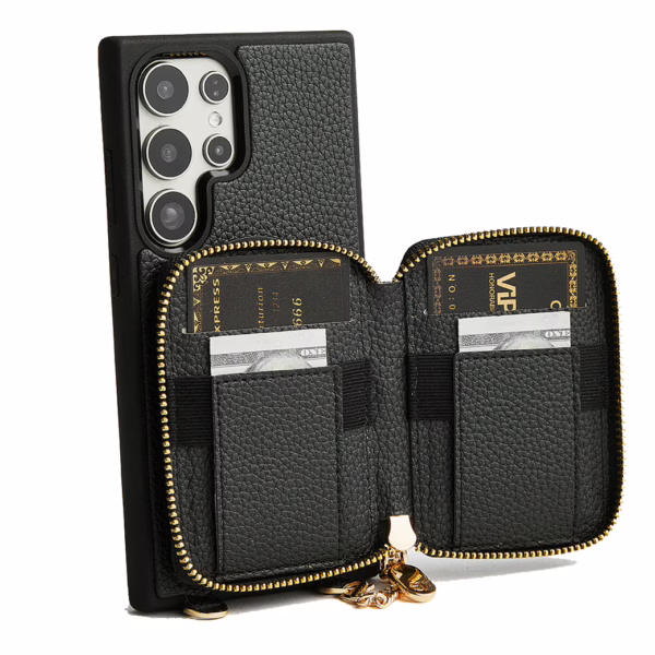 Custype รุ่น Original Design Case - Bundle Set - เคส Galaxy S25 Ultra - สี Black (พร้อมกระเป๋าติดหลังมือถือและสาย)