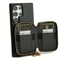 Custype รุ่น Original Design Case - Bundle Set - เคส Galaxy S25 Ultra - สี Black (พร้อมกระเป๋าติดหลังมือถือและสาย)