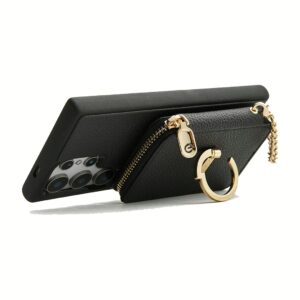 Custype รุ่น Original Design Case - Bundle Set - เคส Galaxy S25 Ultra - สี Black (พร้อมกระเป๋าติดหลังมือถือและสาย)