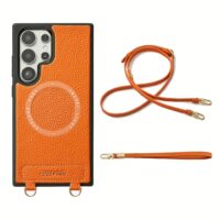 Custype รุ่น Original Design Case - Bundle Set - เคส Galaxy S25 Ultra - สี Orange/Strap