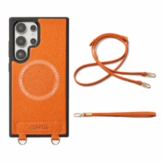 Custype รุ่น Original Design Case - Bundle Set - เคส Galaxy S25 Ultra - สี Orange/Strap