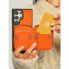 Custype รุ่น Original Design Case - Bundle Set - เคส Galaxy S25 Ultra - สี Orange (พร้อมกระเป๋าติดหลังมือถือและสาย)
