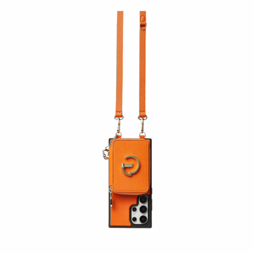 Custype รุ่น Original Design Case - Bundle Set - เคส Galaxy S25 Ultra - สี Orange (พร้อมกระเป๋าติดหลังมือถือและสาย)