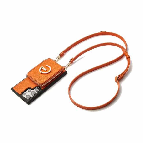 Custype รุ่น Original Design Case - Bundle Set - เคส Galaxy S25 Ultra - สี Orange (พร้อมกระเป๋าติดหลังมือถือและสาย)