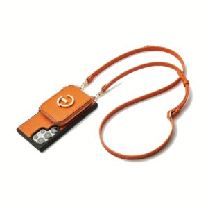 Custype รุ่น Original Design Case - Bundle Set - เคส Galaxy S25 Ultra - สี Orange (พร้อมกระเป๋าติดหลังมือถือและสาย)