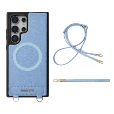 Custype รุ่น Original Design Case - Bundle Set - เคส Galaxy S25 Ultra - สี Blue/Strap