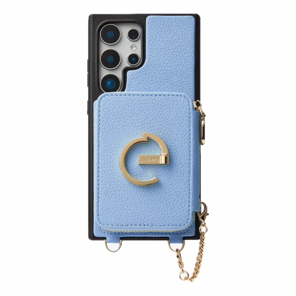 Custype รุ่น Original Design Case - Bundle Set - เคส Galaxy S25 Ultra - สี Blue (พร้อมกระเป๋าติดหลังมือถือและสาย)
