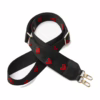 Custype รุ่น Adjustable Webbing Crossbody Phone Case Strap - สายคล้อง - ลาย Black Heart