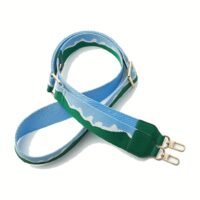 Custype รุ่น Adjustable Webbing Crossbody Phone Case Strap - สายคล้อง - ลาย Green Wave