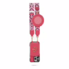 Custype รุ่น Adjustable Webbing Crossbody Phone Case Strap - สายคล้อง - ลาย Pink Rhombus