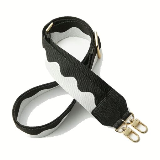 Custype รุ่น Adjustable Webbing Crossbody Phone Case Strap - สายคล้อง - ลาย Black Wave