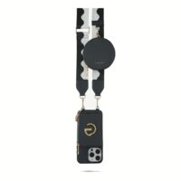 Custype รุ่น Adjustable Webbing Crossbody Phone Case Strap - สายคล้อง - ลาย Black Wave