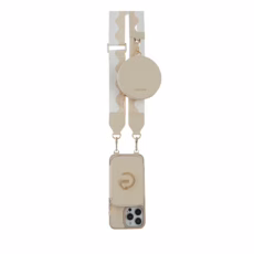 Custype รุ่น Adjustable Webbing Crossbody Phone Case Strap - สายคล้อง - ลาย Beige Wave