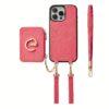 Custype รุ่น Original Design Case - Bundle Set - เคส iPhone 16 Pro Max - สี Peach Pink (พร้อมกระเป๋าติดหลังมือถือและสาย)