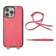 Custype รุ่น Original Design Case - Bundle Set - เคส iPhone 16 Pro Max - สี Peach Pink/Strap