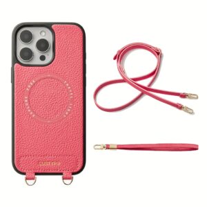 Custype รุ่น Original Design Case - Bundle Set - เคส iPhone 16 Pro Max - สี Peach Pink/Strap