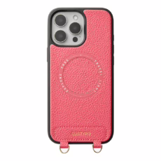 Custype รุ่น Original Design Case - Bundle Set - เคส iPhone 16 Pro Max - สี Peach Pink (พร้อมกระเป๋าติดหลังมือถือและสาย) - Image 7