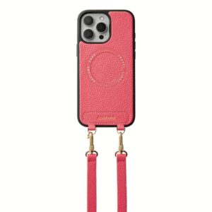 Custype รุ่น Original Design Case - Bundle Set - เคส iPhone 16 Pro Max - สี Peach Pink/Strap