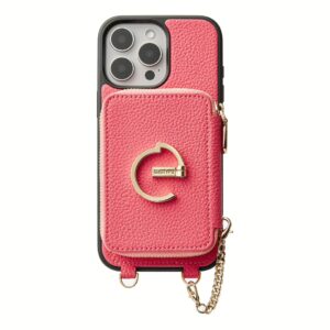 Custype รุ่น Original Design Case - Bundle Set - เคส iPhone 16 Pro Max - สี Peach Pink (พร้อมกระเป๋าติดหลังมือถือและสาย)