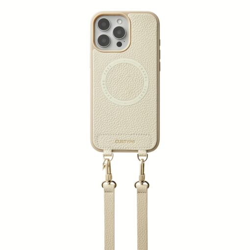 Custype รุ่น Original Design Case - Bundle Set - เคส iPhone 16 Pro Max - สี Beige/Strap - Image 2