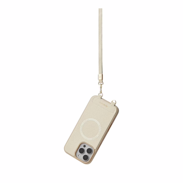 Custype รุ่น Original Design Case - Bundle Set - เคส iPhone 16 Pro Max - สี Beige/Strap