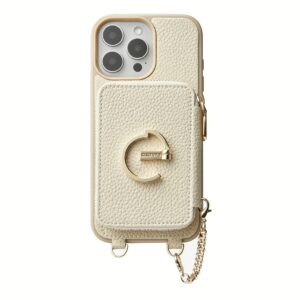 Custype รุ่น Original Design Case - Bundle Set - เคส iPhone 16 Pro Max - สี Beige (พร้อมกระเป๋าติดหลังมือถือและสาย)