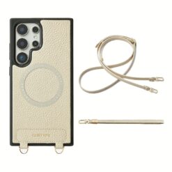Custype รุ่น Original Design Case - Bundle Set - เคส Galaxy S25 Ultra - สี Beige/Strap