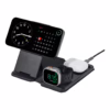 UAG รุ่น 3 in 1 Travel & Desktop Charger + Case - แท่นชาร์จไร้สาย - สี Black/Grey