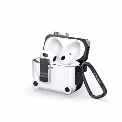 Casestudi รุ่น Impact - เคส AirPods 4 - สี White