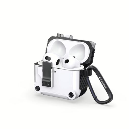 Casestudi รุ่น Impact - เคส AirPods 4 - สี White - Image 3