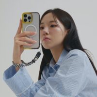 Ples รุ่น Hand Strap - สายคล้อง - สี Checker Black