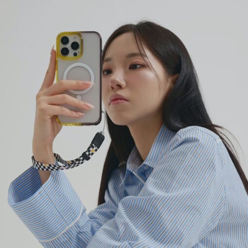 Ples รุ่น Hand Strap - สายคล้อง - สี Checker Black - Image 3