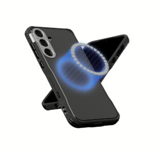 Ples รุ่น Pabl (Magnetic) - เคส Galaxy S25 Plus - สี Black Silver