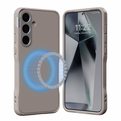 Ples รุ่น Pabl Tint (Magnetic) - เคส Galaxy S25 Plus - สี Sand Beige