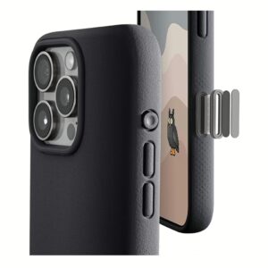 tineeOWL รุ่น DUNE (คลุมปุ่ม Camera Control) - เคส iPhone 16 Pro Max - สี Almost Black
