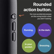 tineeOWL รุ่น DUNE (คลุมปุ่ม Camera Control) - เคส iPhone 16 Pro - สี Almost Black