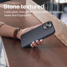 tineeOWL รุ่น DUNE (คลุมปุ่ม Camera Control) - เคส iPhone 16 Pro - สี Almost Black