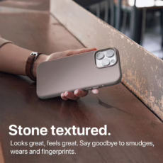 tineeOWL รุ่น DUNE (คลุมปุ่ม Camera Control) - เคส iPhone 16 Pro Max - สี Stone
