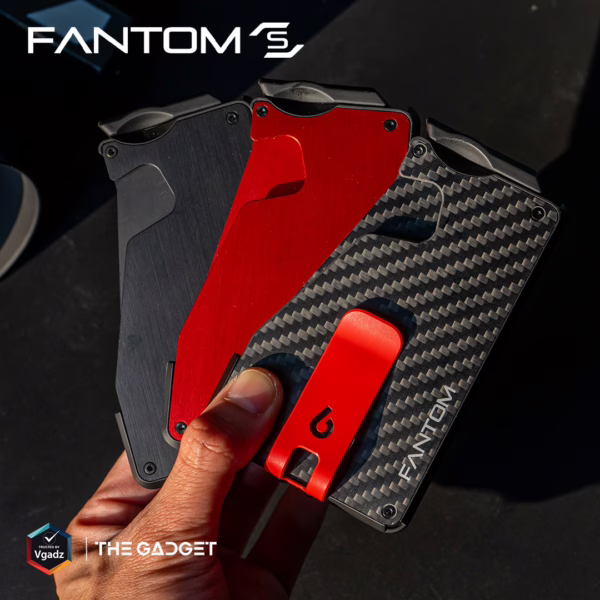 Fantom รุ่น FANTOM S - Extra Slim - กระเป๋าเก็บบัตร - สี Black 2 Fantom รุ่น FANTOM S - Extra Slim - กระเป๋าเก็บบัตร - สี Black