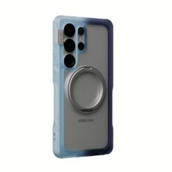 Ples รุ่น Arche TwoFace Magnetic Ring Stand - เคส Galaxy S25 Ultra - สี Retro Blue/Future Dusk